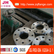 BS4504 Forged Carbon Steel Raised Face Thread Flange